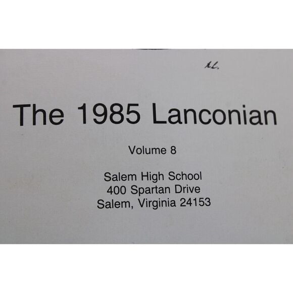 1985 SALEM HIGH SCHOOL YEARBOOK THE LACONIAN, SALEM, VA - Picture 5 of 16